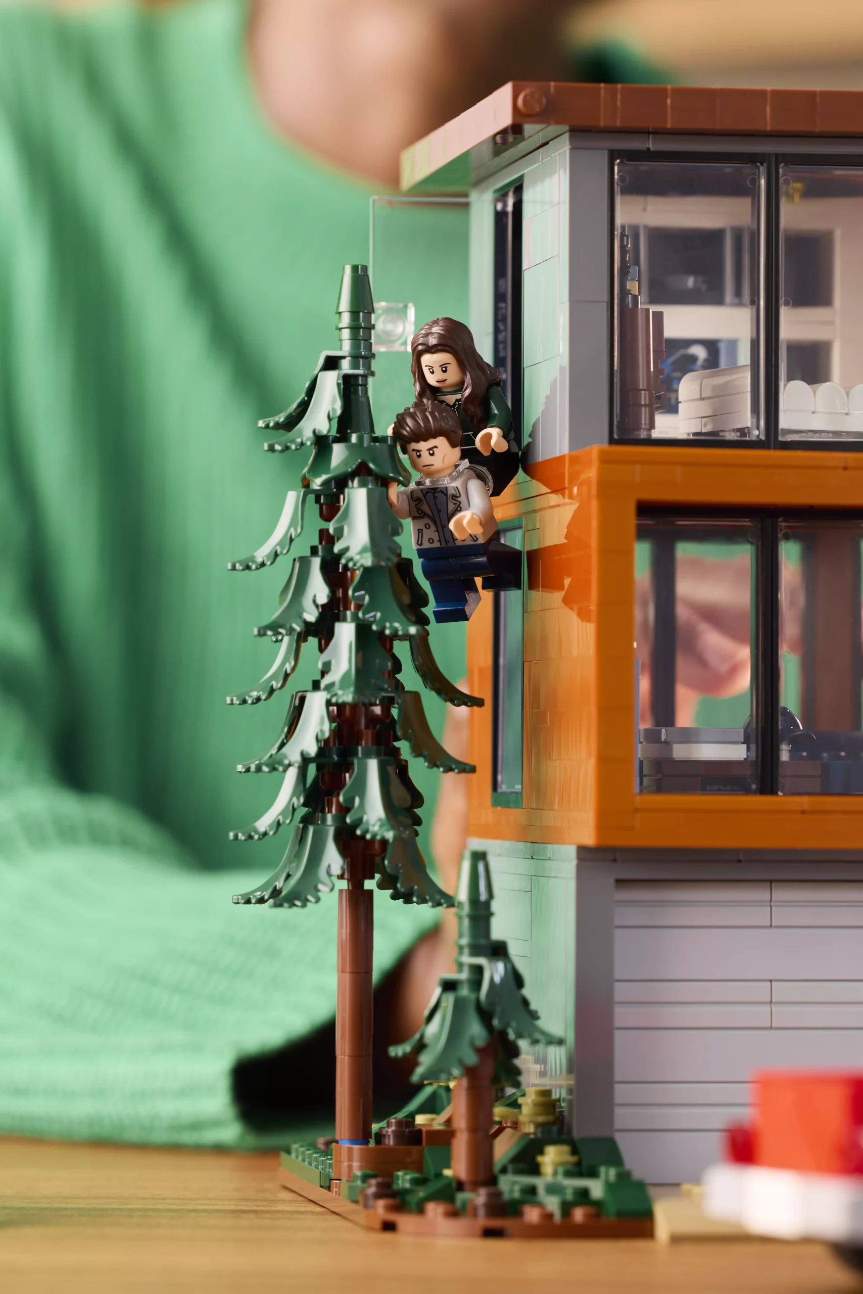 imagem do set da lego dedicado ao universo twilight com a casa