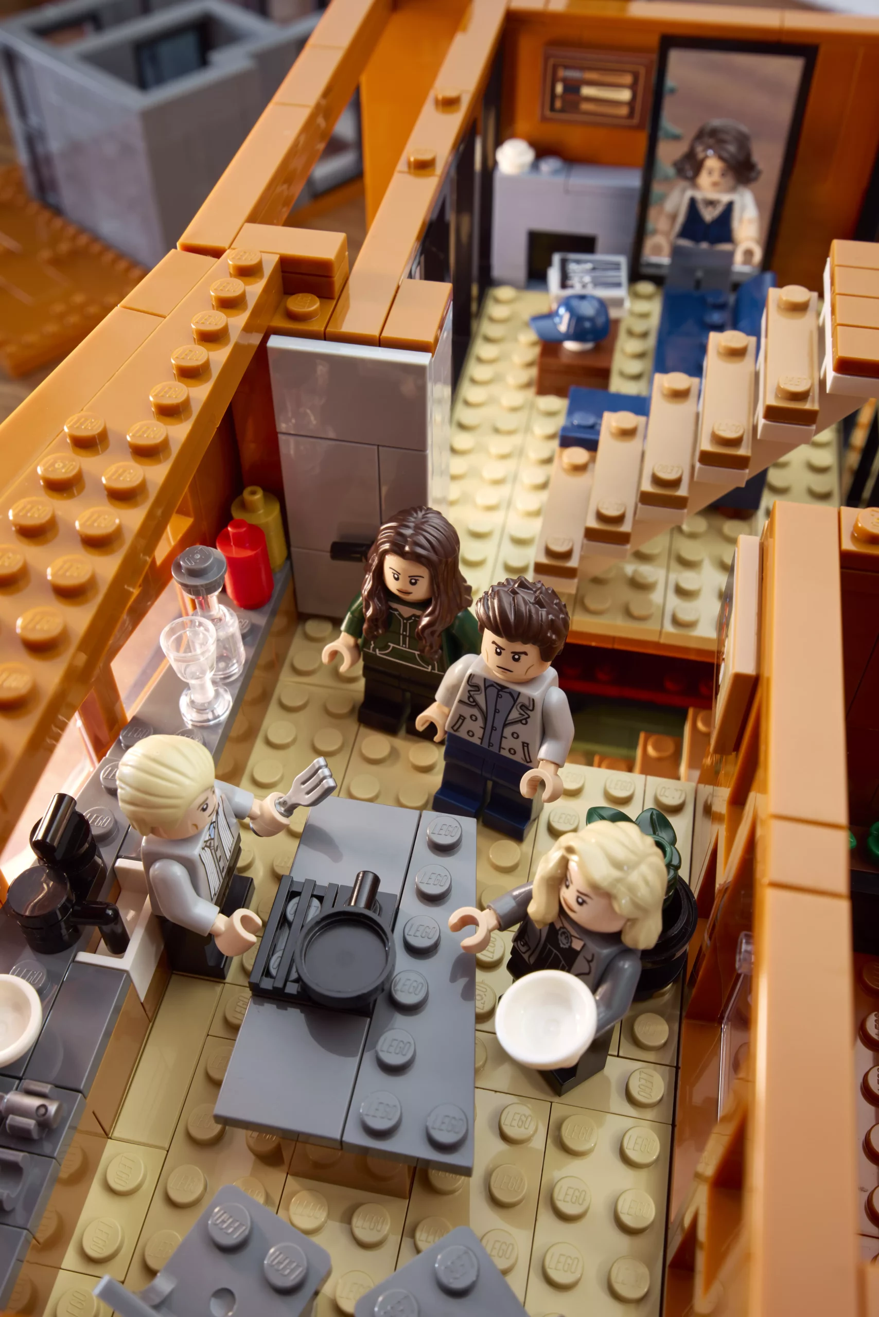 imagem do set da lego dedicado ao universo twilight com a casa