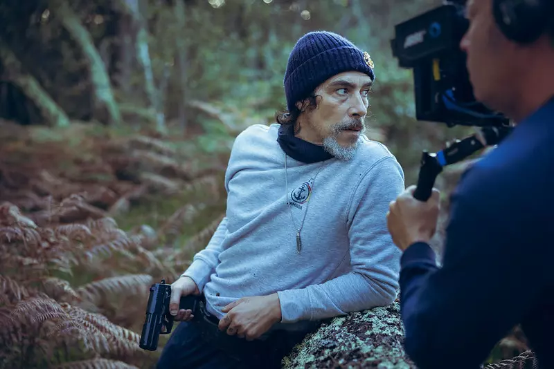 gravações da segunda temporada da série ponto nemo da rtp e primei video com oscar jaenada