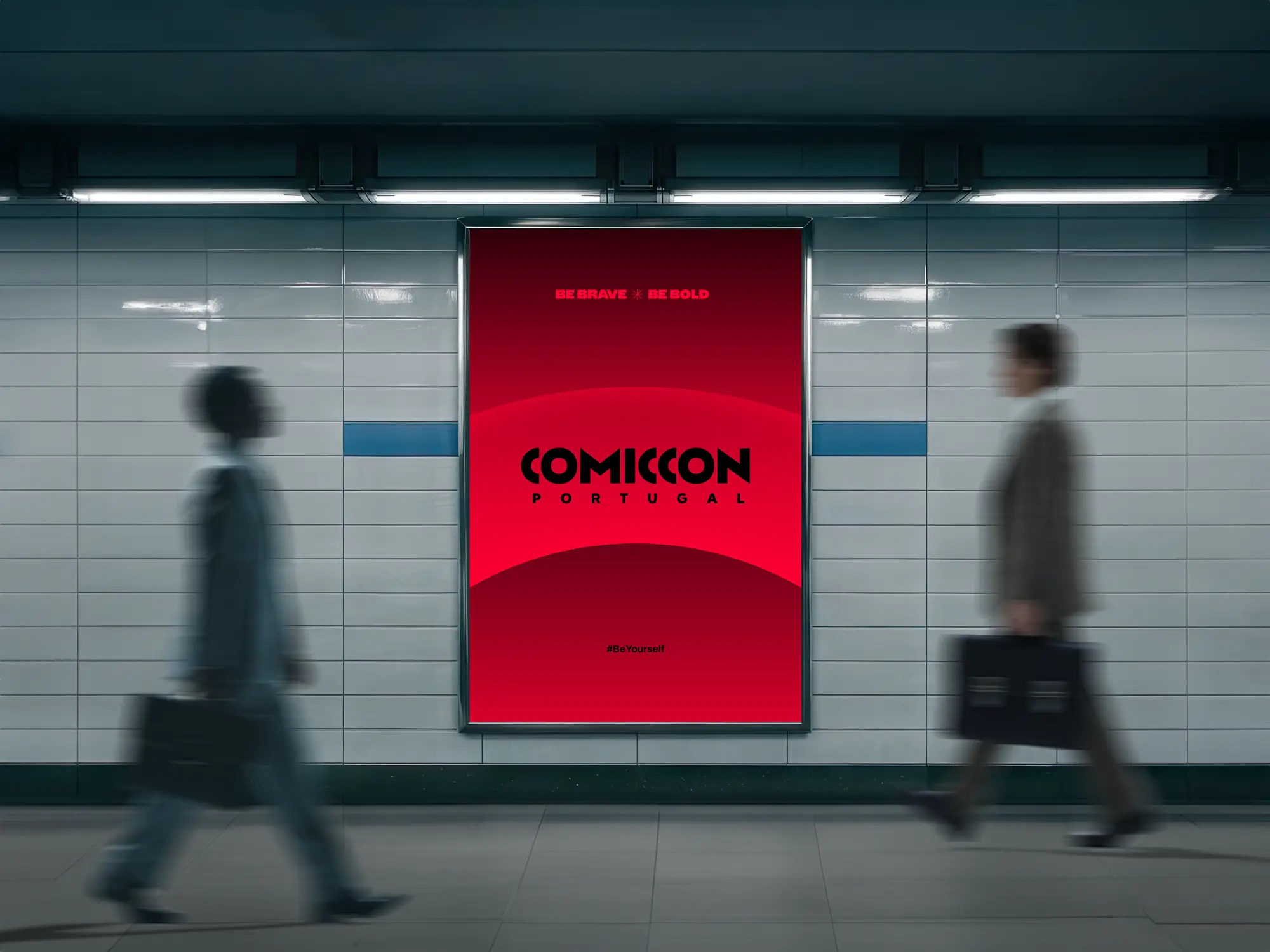 nova identidade visual da comic con portugal