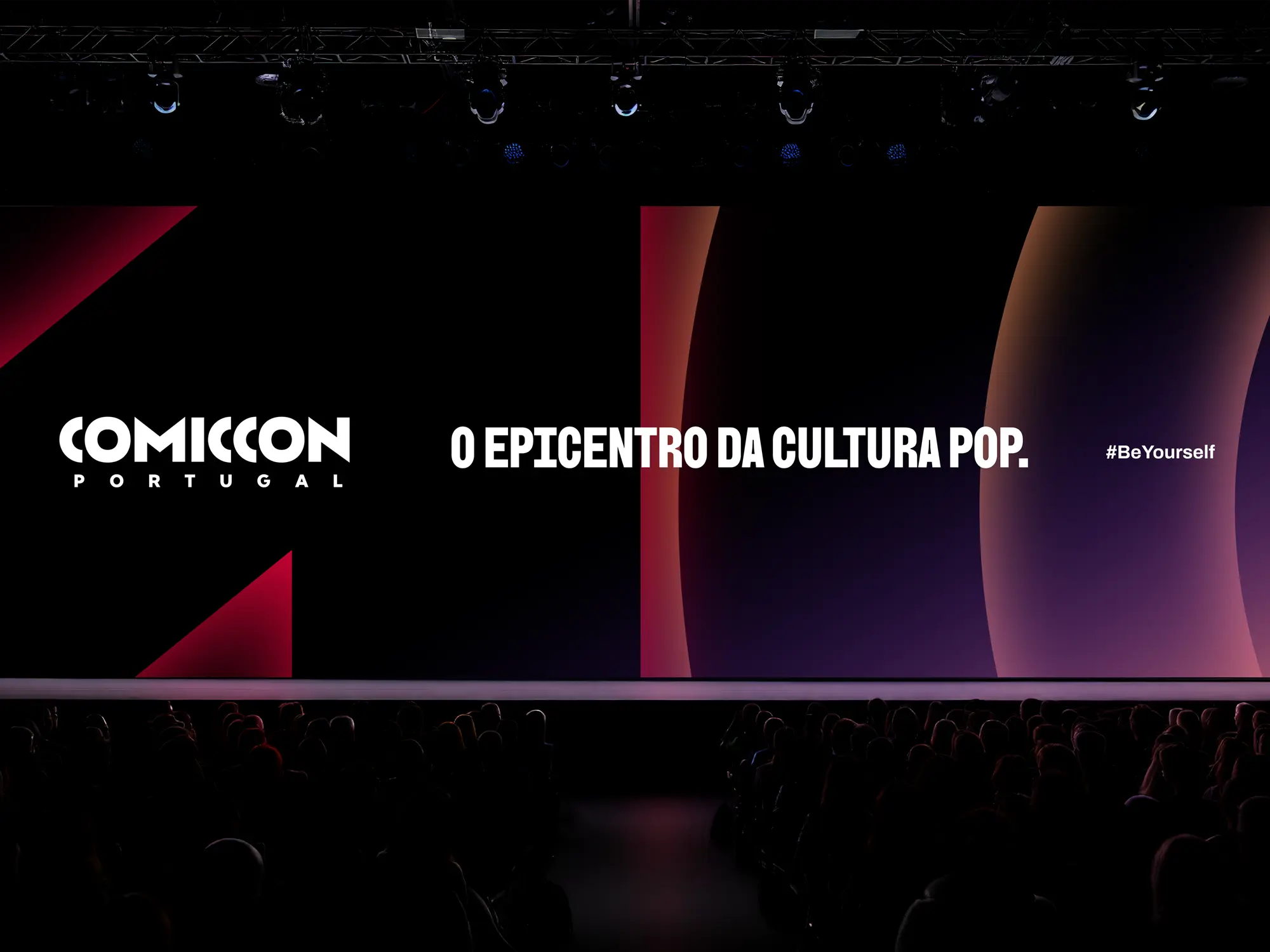 nova identidade visual da comic con portugal