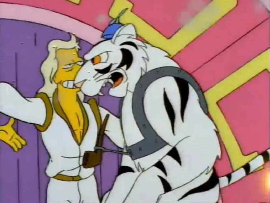 Gunter e Ernst e o tigre Anastasia em "The Simpsons" | FOX COMEDY