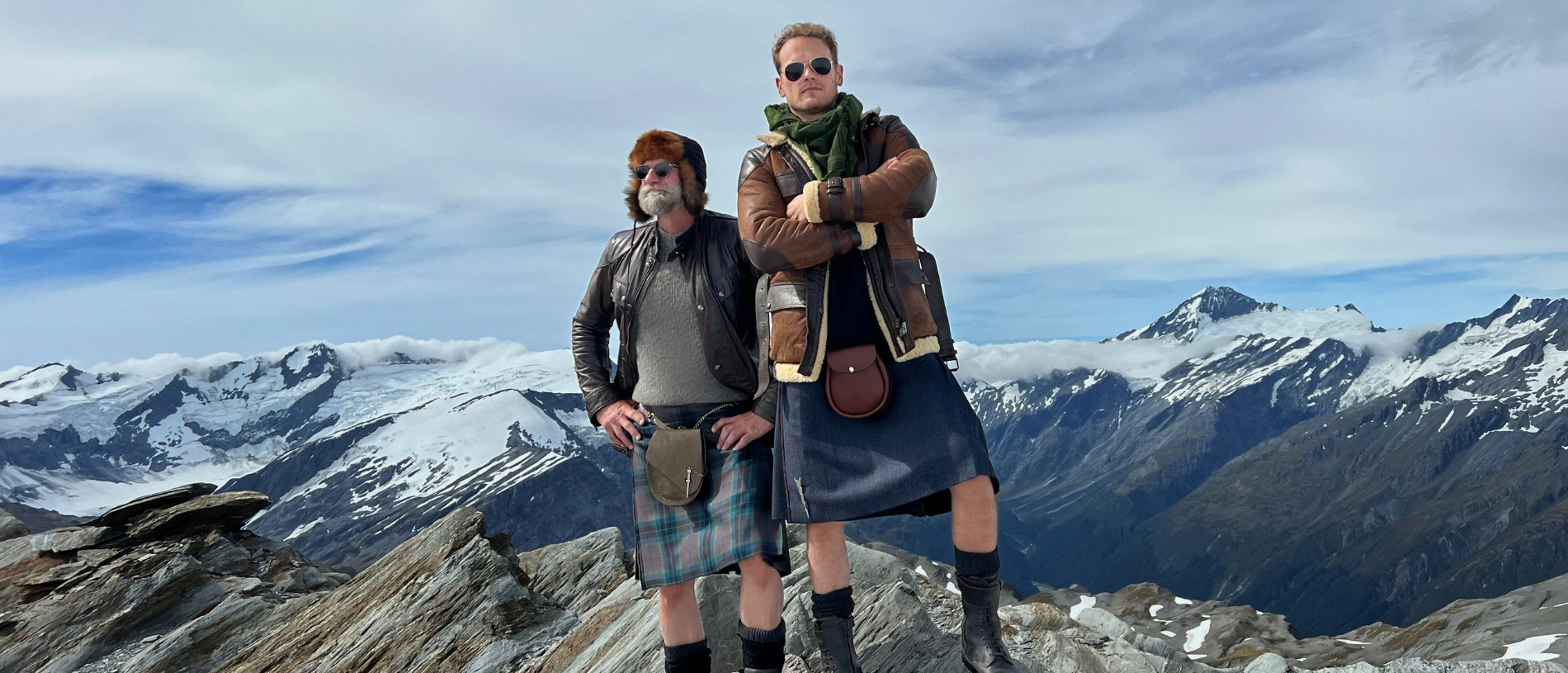 Read more about the article Estrelas de “Outlander” rumam à Nova Zelândia em nova temporada de “Men in Kilts”