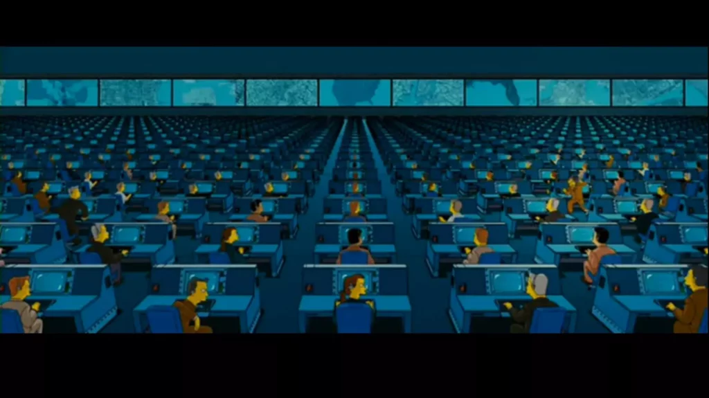 NSA pratica espionagem no filme "The Simpsons Movie" | FOX COMEDY