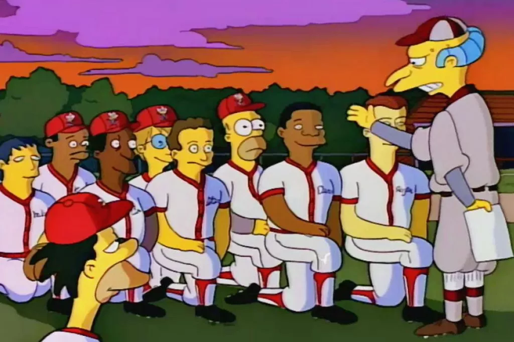 Equipa de basebol Springfield Isotopes | FOX COMEDY the simpsons