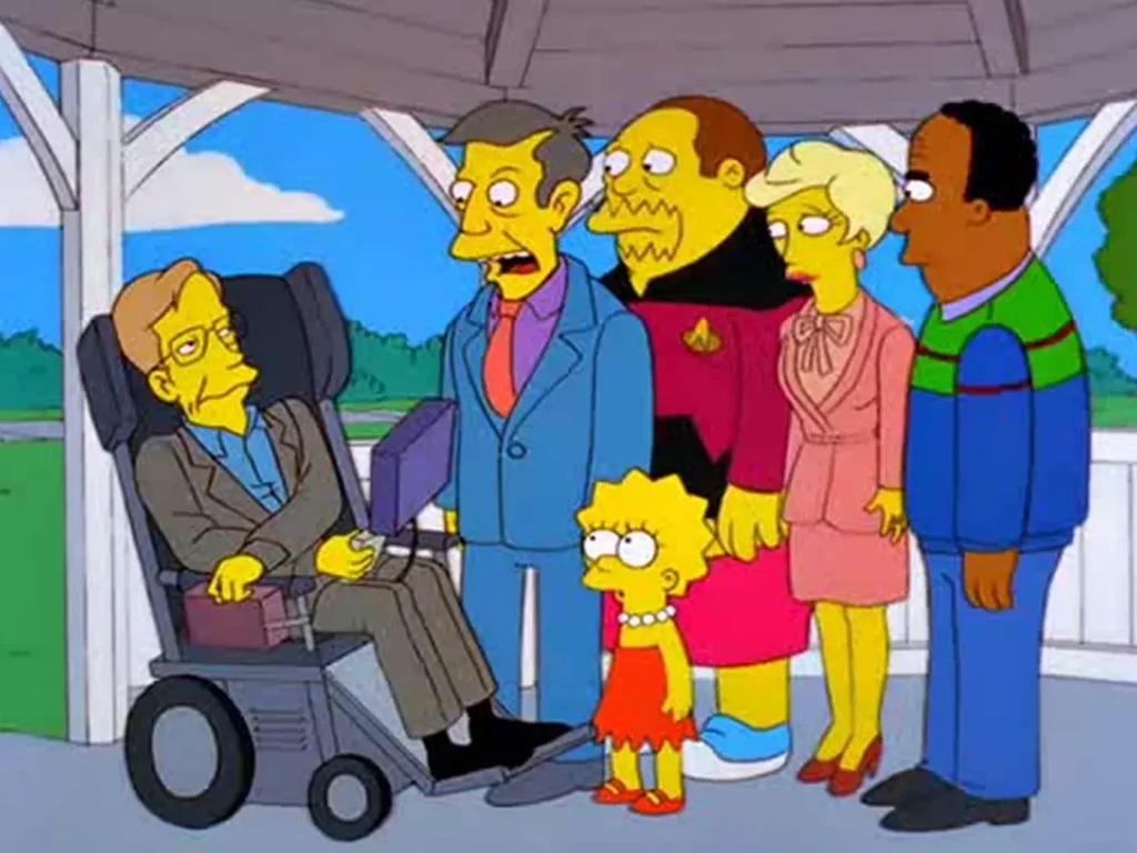 Personagem de Stephen Hawking em "The Simpsons" | FOX COMEDY